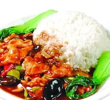 Shiitake Mushroom and Pork Rice