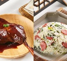 Sausage and Pig Fat Vegetable Rice