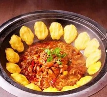 Fatty Intestine Pot Chicken