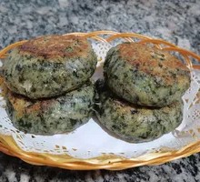 Black Sesame Cabbage Pancake