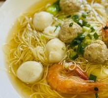 Three Delicacies Fish Ball Noodles