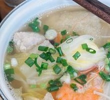 Three Delicacies Fish Meat Hot Pot