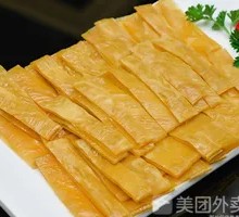 Oil-soaked tofu skin