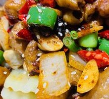 Spicy Pork Intestines Stir-fry