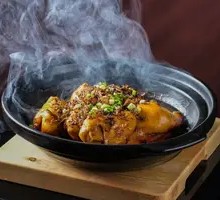 Dried Vegetable and Hua Dia Chicken