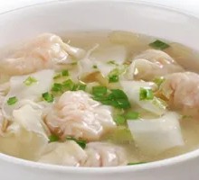 Fresh Herb and Pork Wontons