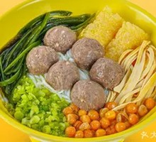 Beef Meatball Rice Noodles