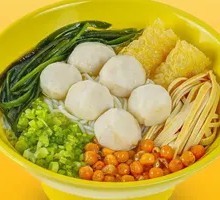 Squid Ball Noodle Soup