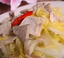 Fried Pork Crumbs with Napa Cabbage