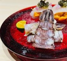 Squid Roll with Sea Urchin and Prawn