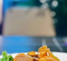 Mixed Seafood in Sauce Platter