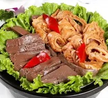 Pork Intestine and Duck Blood Stew