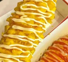 Golden Corn Cheese Hot Dog Sticks