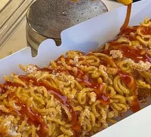 Instant Noodle Cheese Hot Dog Stick