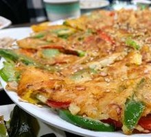 Seafood Kimchi Pancake