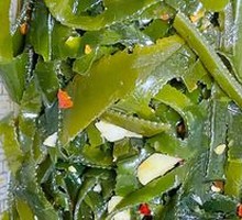 Cold-mixed kelp strands