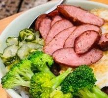 Taiwan Sausage Braised Pork Rice