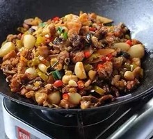 Stir-fried Young Chicken with Rapeseed Oil