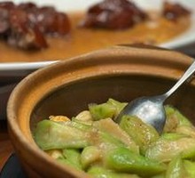 Shrimp Paste Stir-fried Loofah