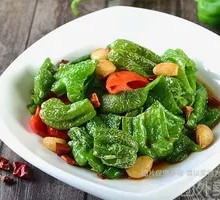 Braised Green Pepper with Tiger Stripes