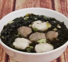 Fish and Beef Ball Soup
