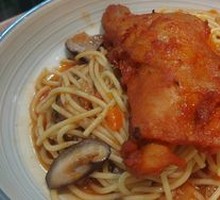 Bacon and Fresh Mushroom Sauce Pasta