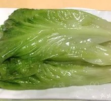 Boiled lettuce