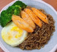 Scallion Oil Crab Stick Buckwheat Noodles