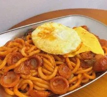 Spicy Cheese Udon Stir-fry