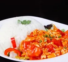 Tomato and Egg Fried Rice