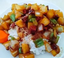 Beef and Potato Rice Bowl