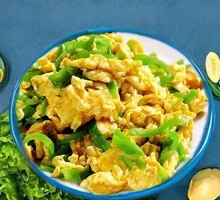 Egg with Green Pepper