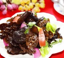 Cold-mixed black fungus