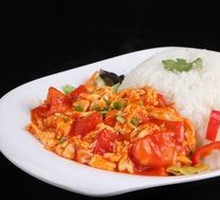 Tomato and Egg Fried Rice