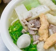 Squid Shrimp Noodle Soup