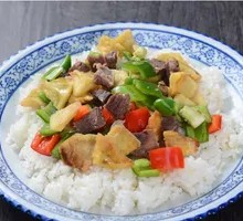 Beef and Potato Rice Bowl