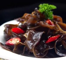 Cold-mixed black fungus