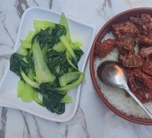 Steamed Spare Ribs with Fermented Black Beans Rice