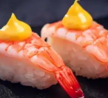 Glass Shrimp Hand Roll Sushi