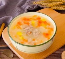 Carrot and Pork Rice Porridge