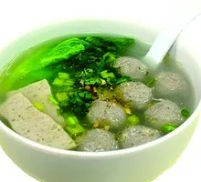 Beef Ball Soup Rice