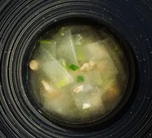 Seasonal Winter Melon Meatball Egg Flower Soup