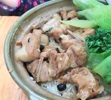 Steamed Pork Rib Rice with Soy Sauce