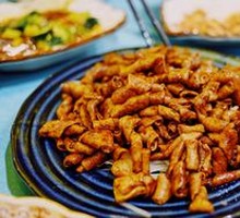 Black Bean Sauce Goose Intestines