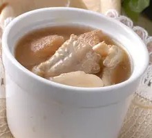 Hedgehog Mushroom and Free-range Chicken Soup