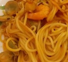 Italian Tomato Seafood Pasta