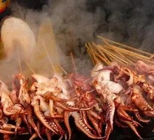 Grilled Squid Tentacles