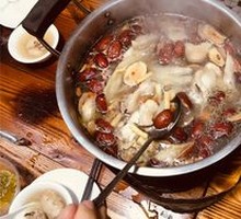 Chicken Stew with Fan Mushrooms