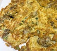 Oyster and Vegetable Omelette