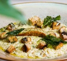 Truffle Foie Gras Risotto with Mushrooms